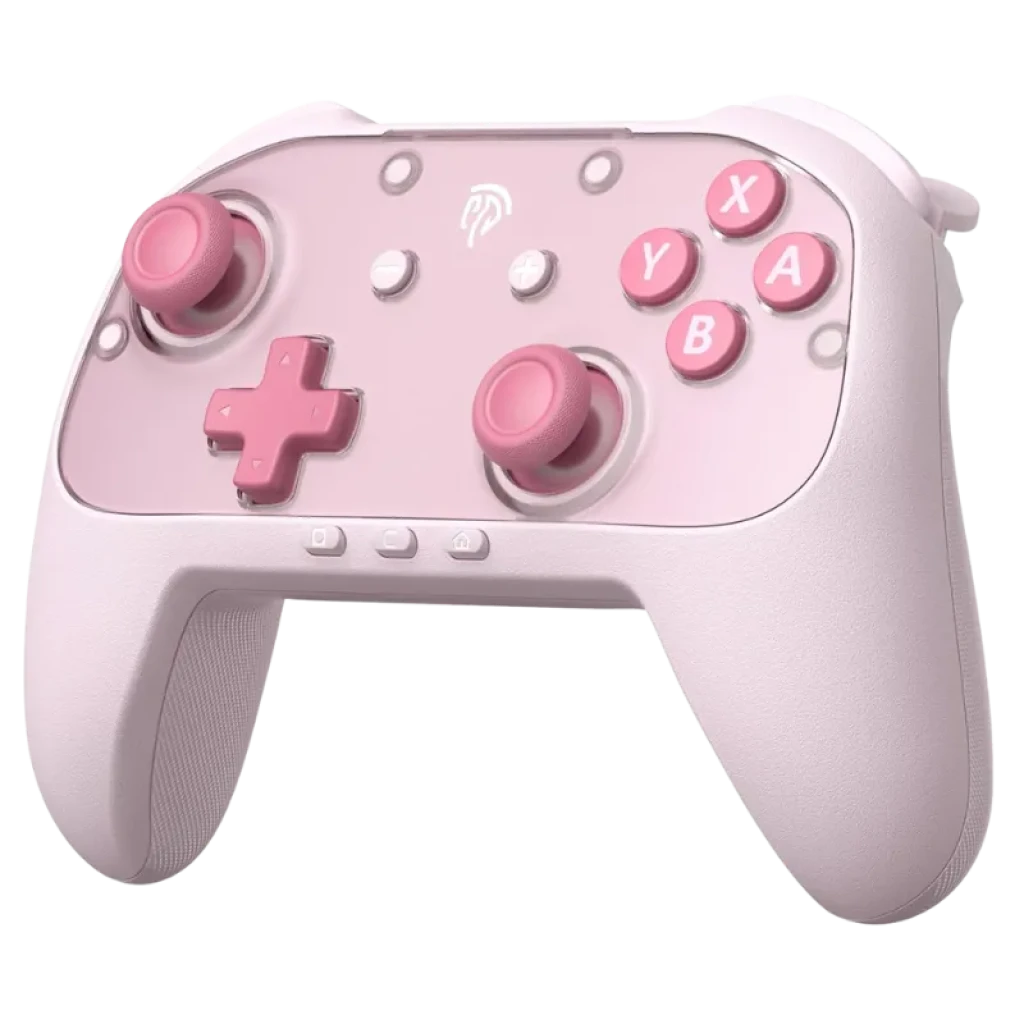 EasySMX-S10C-rosa-001_l EasySMX S10 Lite Rose - Manette de jeu pour PC, Nintendo Switch et smartphone (Android et iOS) – Image 1