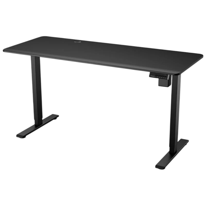 cougar_royal_mossa_150_negro_escritorio_electrico_01_l_sf Bureau électrique Cougar Royal Mossa 150 Noit- Table de jeu – Image 1